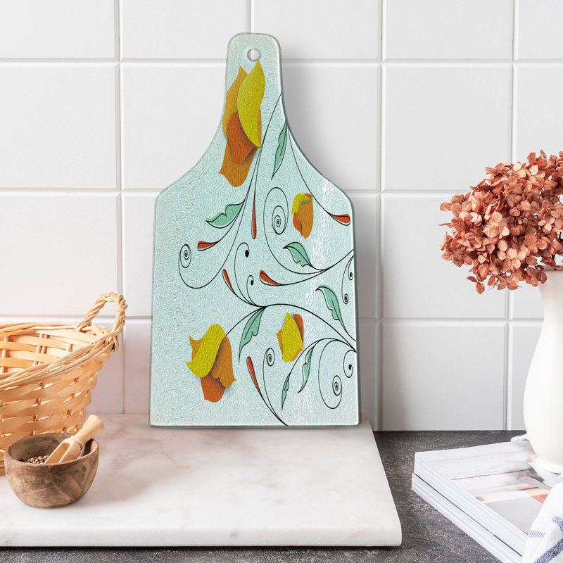 Planche à découper en verre trempé Ambesonne