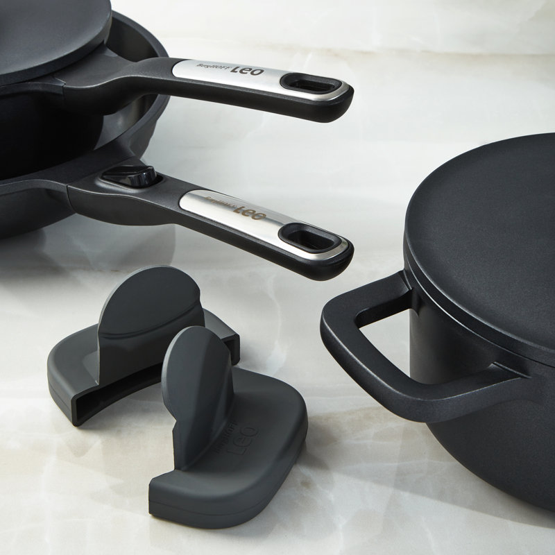 Batterie de cuisine en céramique antiadhésive 5 pièces BergHOFF Leo Phantom, recyclée