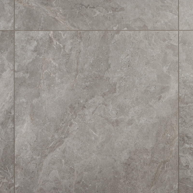 Nova 35.43 In. X 35.43 In. Matte Porcelain Floor And Wall Tile (17.43 Sq. Ft. / Case), Fossil Gray