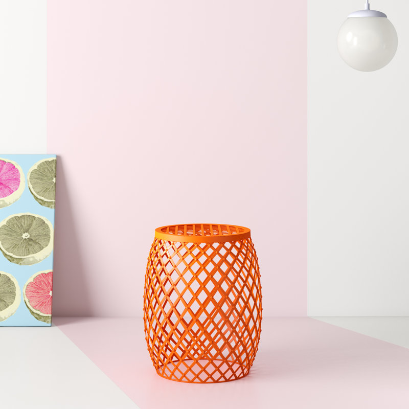 Tabouret Keimarion, Orange-rouge