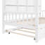 Lit en bois avec couchette-1061156104