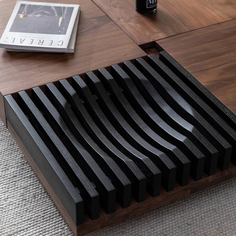 Berey 39.37" Solid Coffee Table with Storage