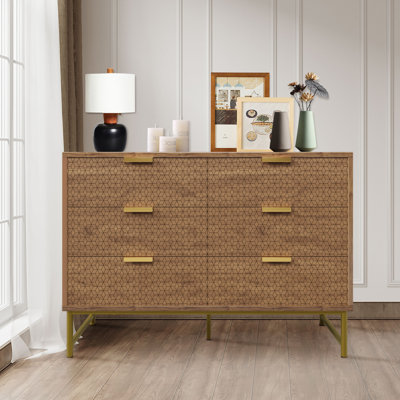 6 - Drawer Rectangle Accent Chest