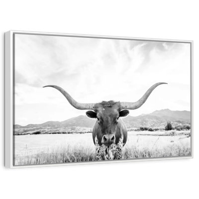 Longhorn Texas BW