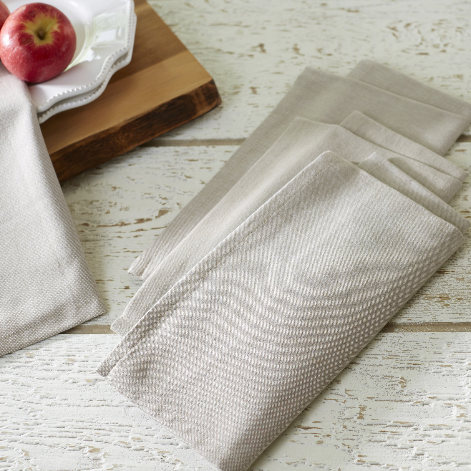 Caron 20" Cotton Napkin, Flax