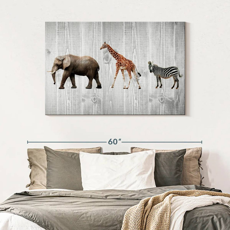 Safari en bois Crowle, H 32 po x l 48 po