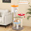 Cute Mushroom Cat Tree 48'' Tall Cat Tower w/ Sisal Scratching Posts Top Condo