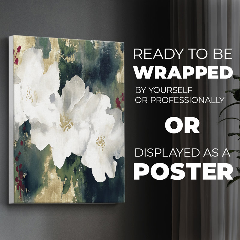 Christmas Holiday Art CDLXVI - Impression sur toile seulement - NON-CADRE, H 18 po x l 12 po