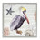 Oiseau de plage pélican blanc, estampe numérique encadrée par Elena Vladykina