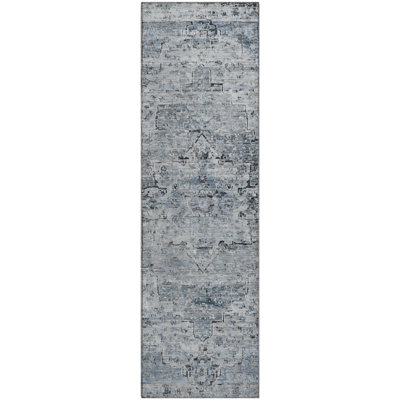 Premium Machine Washable Ashington AMF1832 Global Rug