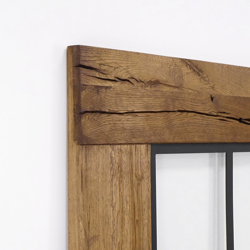 Jordon Solid Oak Sliding Barn Doors Prefinished, Brown Oil, 210cm H x 100cm W