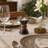 Handmade Black Marble & Acacia Wood Candleholder
