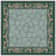 Alminus Innovations Rose Damask Aqua Area Rug
