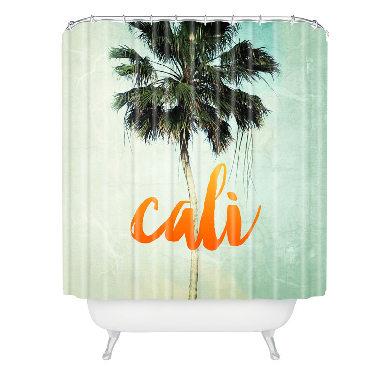 Rideau de douche simple en polyester Darina