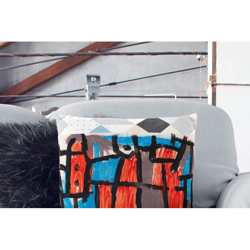Square Cushion, 40cm H x 40cm W x 15cm D