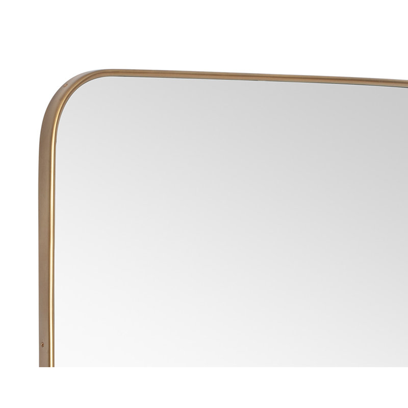 Calabasas Flat Metal Mirror, Brass, 76" x 36"