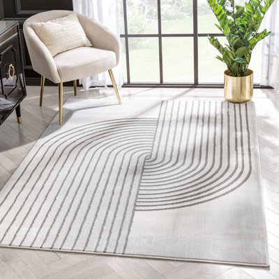 Fairmont Geometric Synthetic Area Rug