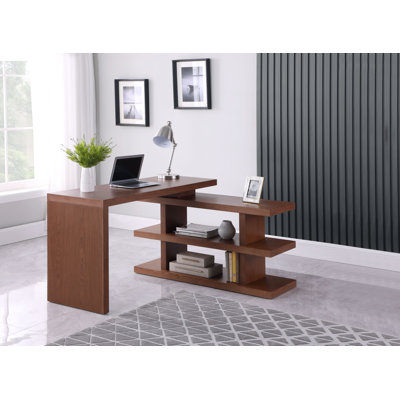 Bureau contemporain en L Marii avec rotation de 180 po