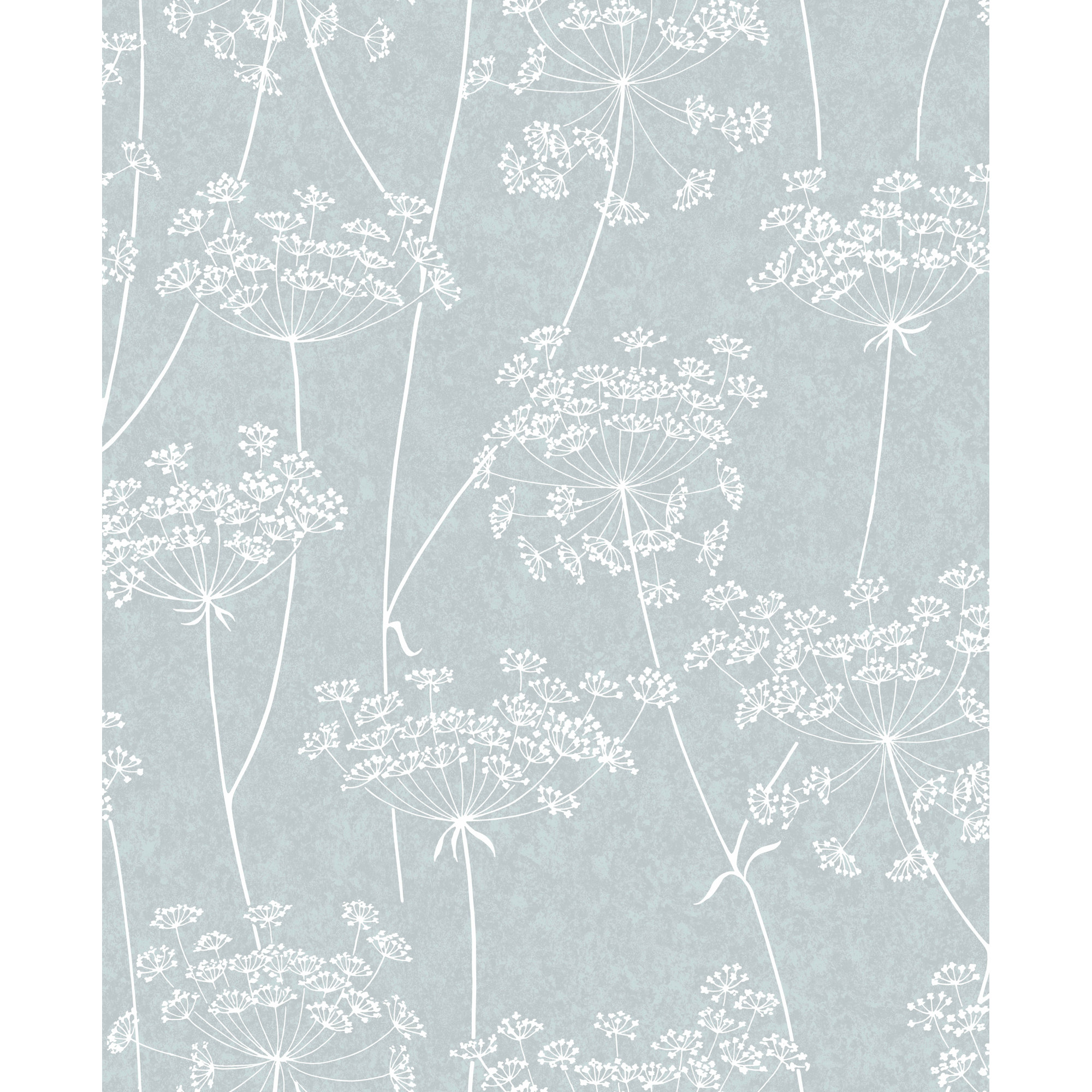 Edmore Modern Floral Wallpaper, Blue