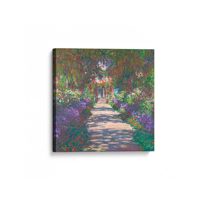 Sentier de floraison, H 12 po x l 12 po, Toile tendue, Ne s’applique pas