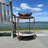 Iron Tray Top End Table