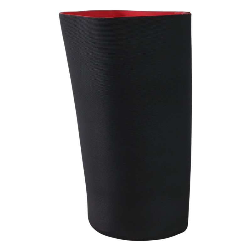 Ensemble de 2 vases contemporains en porcelaine, H 16 po x l 10 po x P 10 po