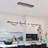 Modern Chandelier Modern Led Pendant Light For Kitchen Island Lighting Dimmable  Creative Snake Shaped Twist Design Modern Led Chandelier For Dining Room Over Table