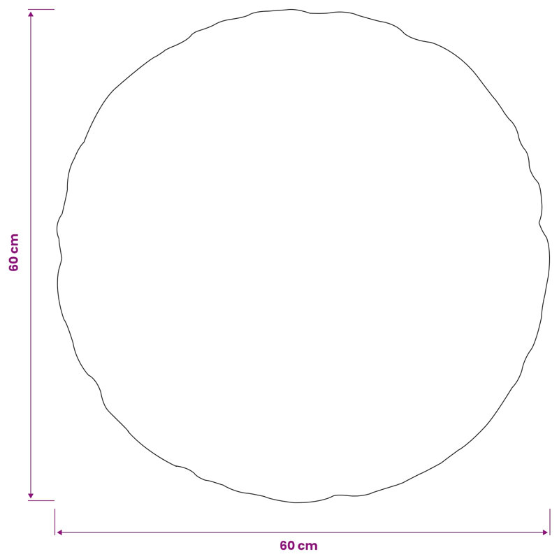 Cushion, Round 60cm, Green