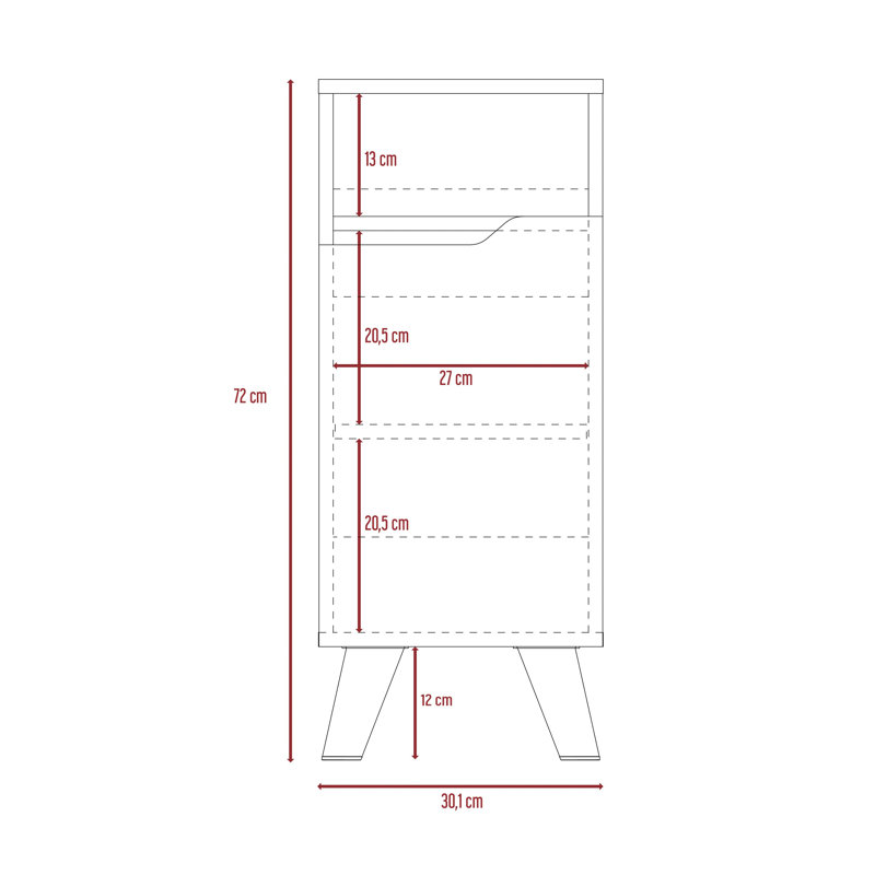 Waville Freestanding Bathroom Storage