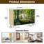 Sideboard Buffet Cabinet with Storage Green forest by sun with 2 Doors for Living Room and Kitchen