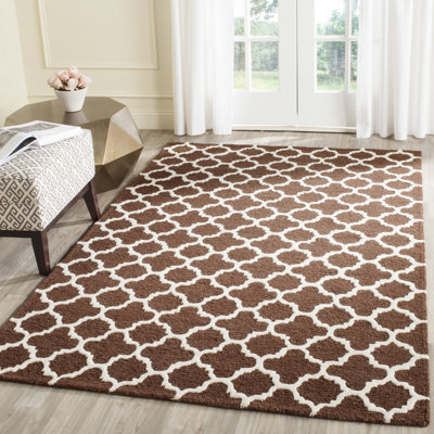 Cannen Hand Tufted Wool Geometric Rug