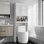 Rangement autoportant au-dessus de la toilette H 65,4 po Behren 