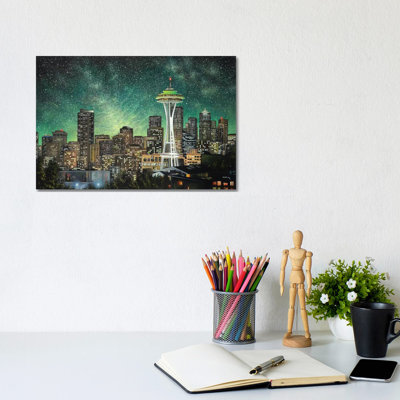 Green Seattle by ColorByFeliks - Print on Canvas