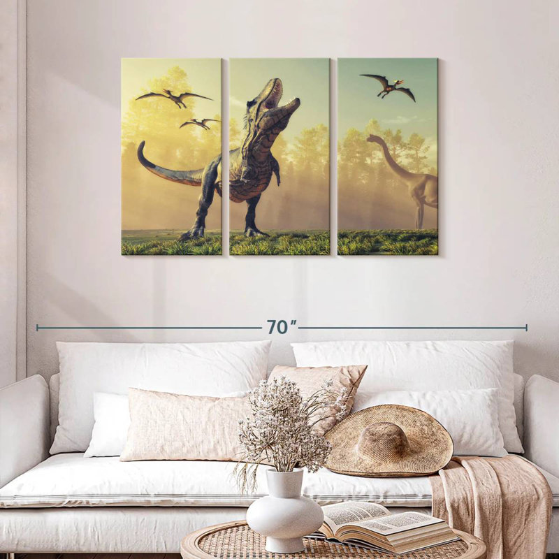 Dinosaur Park, 28" H x 45" W