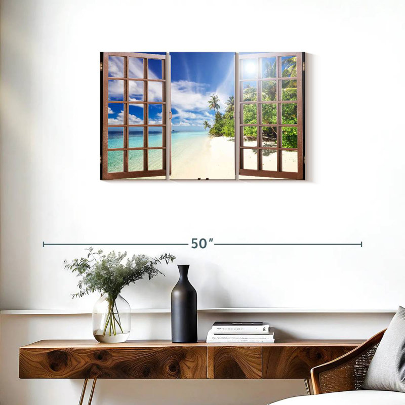 Gillard Faux Window, 20" H x 33" W