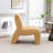 Mathias Upholstered Faux Fur Accent Chair-679688452