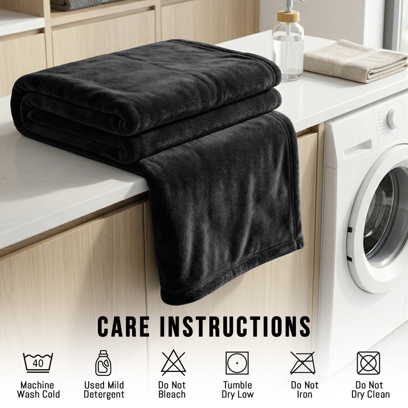 Machine Woven Throw Blanket, 130cm x 150cm