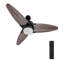 Ventilateur de plafond 52 po avec télécommande, ensemble d'éclairage inclus-1353757173