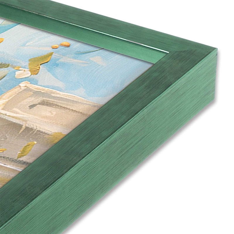 «Coastal Charm Paradise», ensemble de 2 pièces encadrées sur papier par Azure Artisanal Studio, Citronnelle