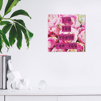 " Too Vogue Pink "