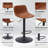 Chaquilla Swivel Upholstered Adjustable Height Counter Stool with Metal Frame-1662118255-1662118248