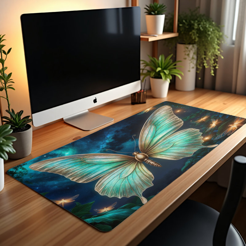 Polyester Desk Pad, 31.5x15.5