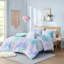 Ensemble de housse de couette avec coussins décoratifs Watercolor Tie Dye
