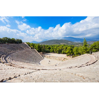 Epidaurus Ancient Theatre, Greece 1 Piece Wrapped Canvas Wall Art