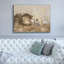 "Epic Graffiti" Neutral Nativité "par Ashley Bradley, art mural sur toile