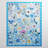 Nature Voja Floral Non-Slip Machine Washable Colorful Modern Area Rug in Blue for Living Room, Bedroom, Hallway Runner, Entryway Rugs-1278064422