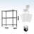 3 Tier Metal Storage Rack (Black)