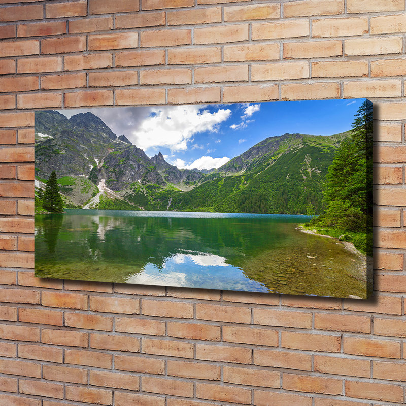 Sea Eye Of The Tatra Mountains - Wrapped Canvas Print