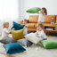  Ensemble de 2 coussins décoratifs avec insertions - Ensemble complet de coussins décoratifs 20 po x 20 po-1554952282-1554955905