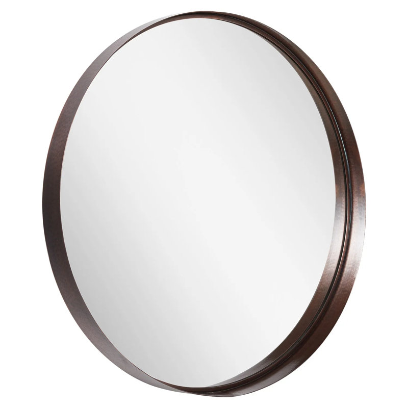 Palora Oval Bathroom Vanity Mirror, Antique Copper
